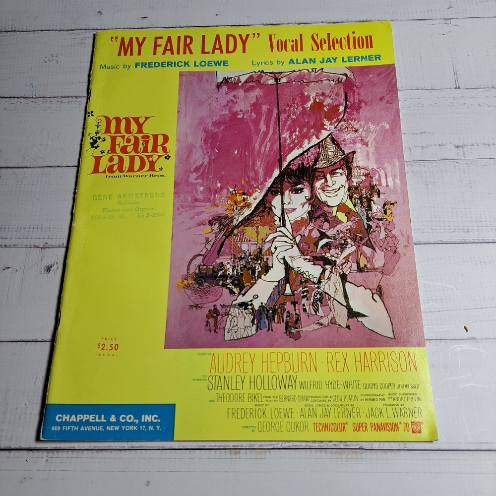 My Fair Lady Vocal Selection Sheet Music